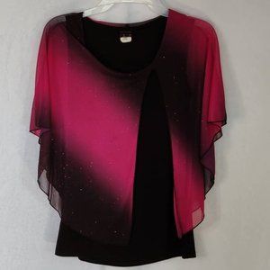 Gidani Beautiful Dressy Sparkly Blouse